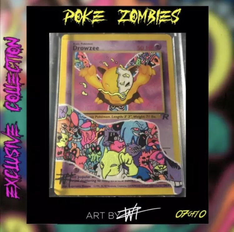 rare drowzee pokemon card PokeZombies SERIES Custom Pokémon 07/12 – Walter Ivan Zamora Color:Amazonite sealed pokemon box Common Card Type Best Magic The Gathering