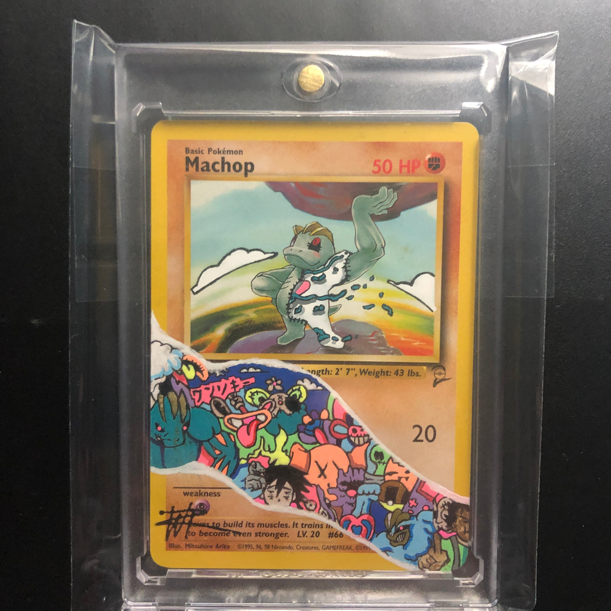 PokeZombies SERIES Machop Custom Pokmon card 10/12 Walter Ivan Zamora PokeZombies SERIES Machop Custom Pokmon card 10/12 Walter Ivan Zamora