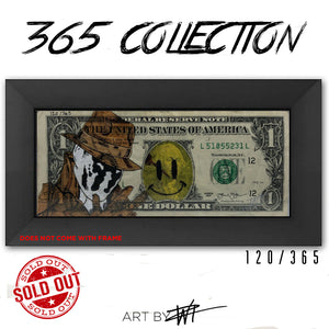 SOLD OUT #120 The Watchmen Rorschach Real Money Hobo Collectible - Walter Ivan Zamora 