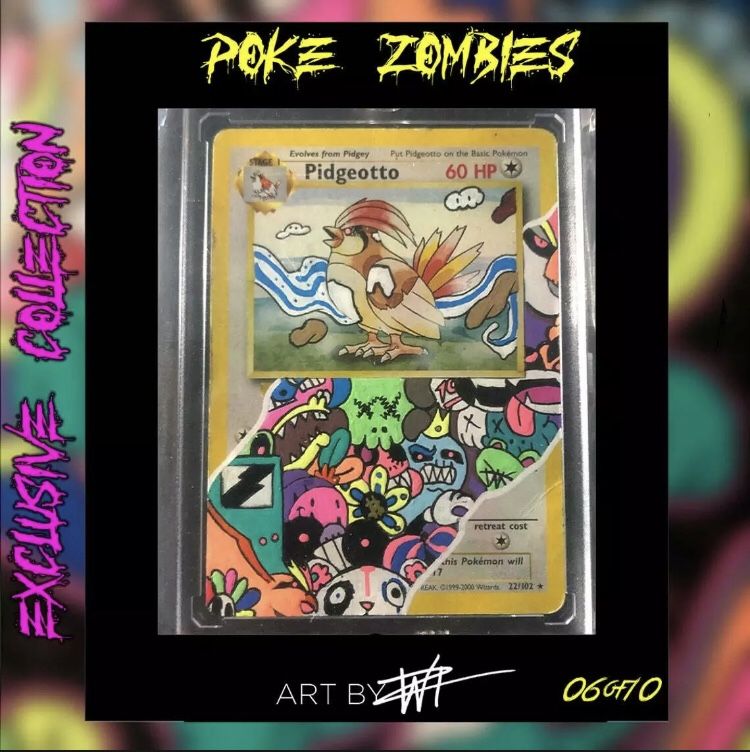 PokeZombies Custom Collection By WIZ Pidgeotto 06/10