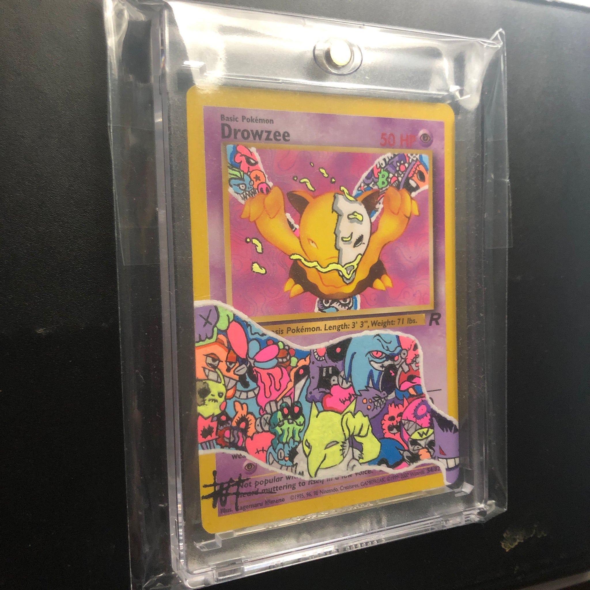 PokeZombies SERIES Drowzee Custom Pokémon card 07/12 – Walter Ivan Zamora