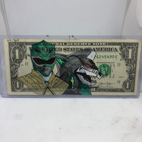 SOLD OUT #64 GREEN RANGER MIGHTY MORPHIN EDITION - Walter Ivan Zamora 