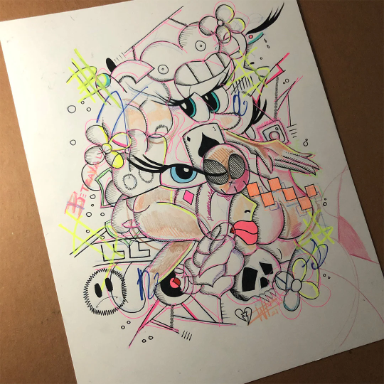 4theFans Art by WIZ abstract and pop art 1 of 1 - Walter Ivan Zamora 