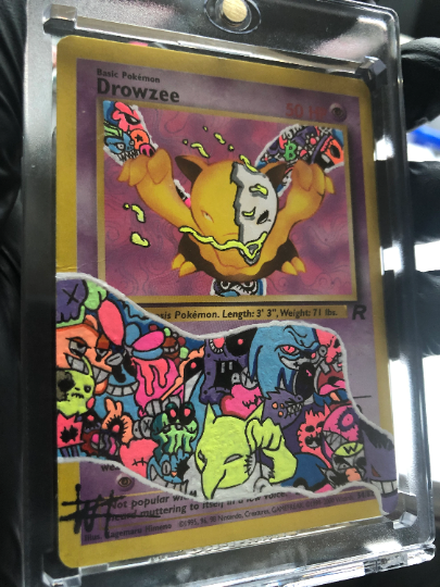 PokeZombies SERIES Drowzee Custom Pokémon card 07/12 – Walter Ivan Zamora