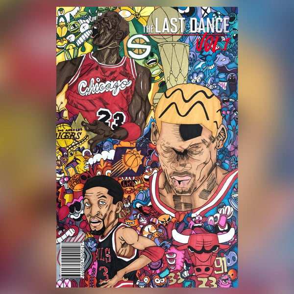 The Last Dance Custom Michael Air Jordan, Scottie Pippen , and Dennis Rodman Chicago Bulls - Walter Ivan Zamora 