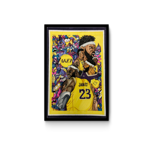 Los Angeles Lakers Lebron James MVP signed collectible - Walter Ivan Zamora 