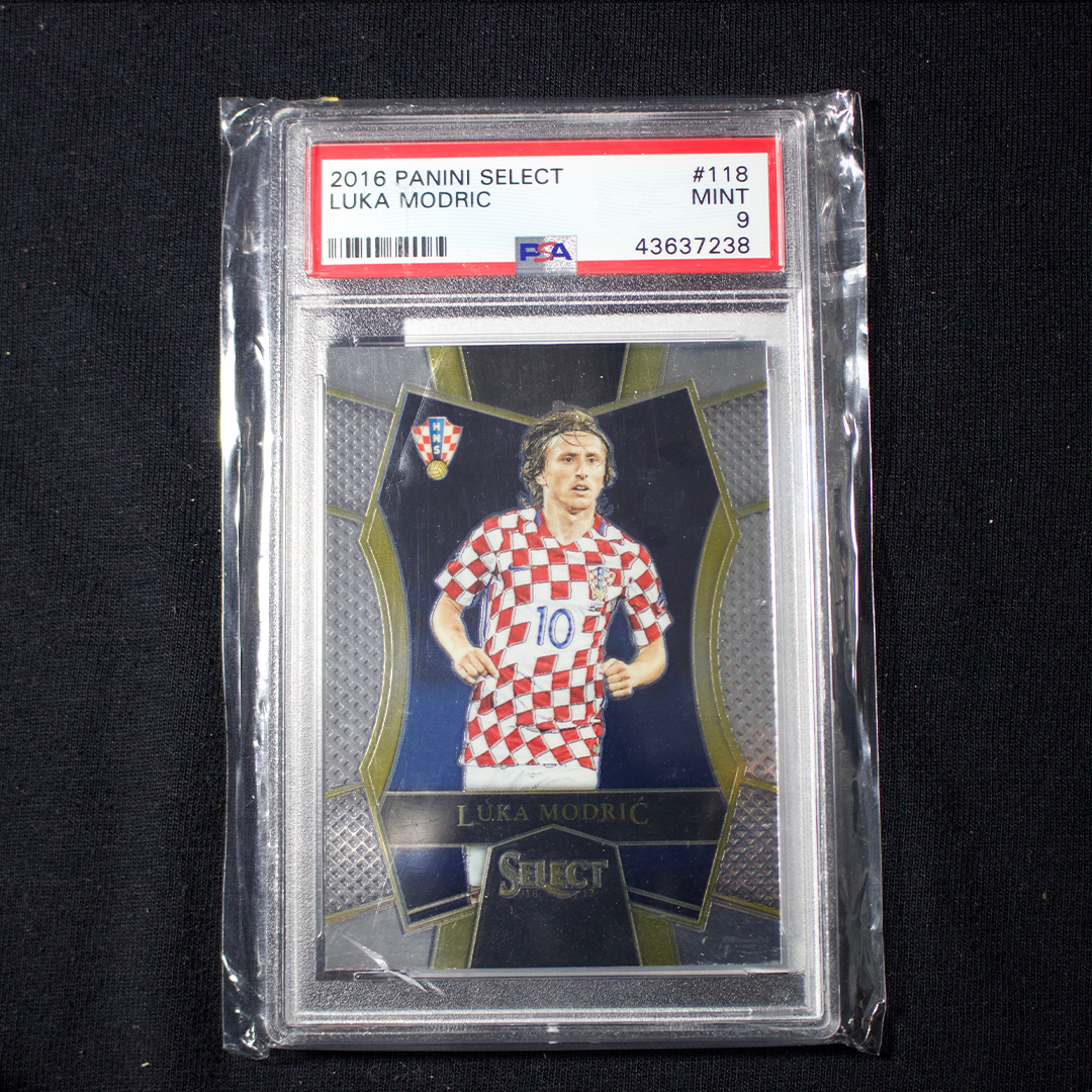 2016 Luka Modric Panini Select PSA 9
