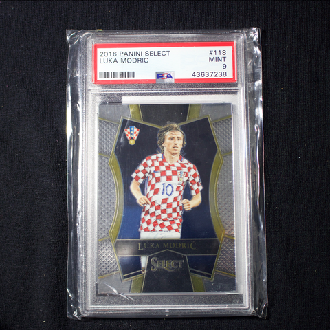 2016 Luka Modric Panini Select PSA 9