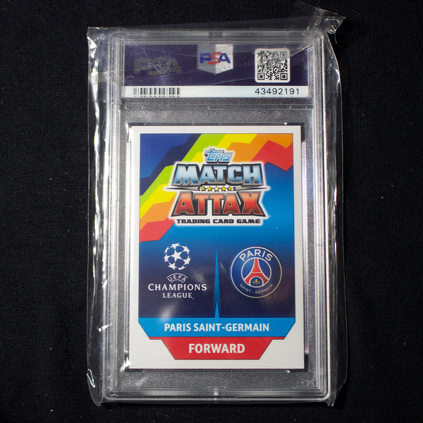 2017 Neymar Jr.   Topps Match Attax PSA 10